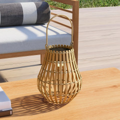 Corp de iluminat solar de exterior 18,5 x 22 cm | culoare naturală č.1