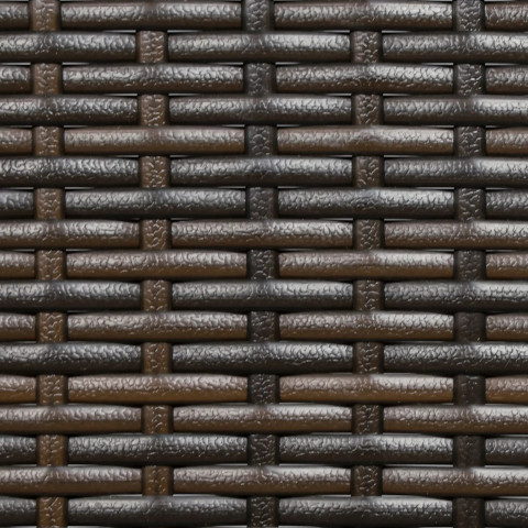 Mobilier de grădină Polyrattan pentru 4 persoane | maro + alb crem č.4